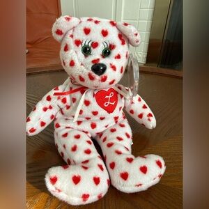 Vintage I Love Lucy Red Heart Plush Bear | Celebrity Bears Inc | With Tags